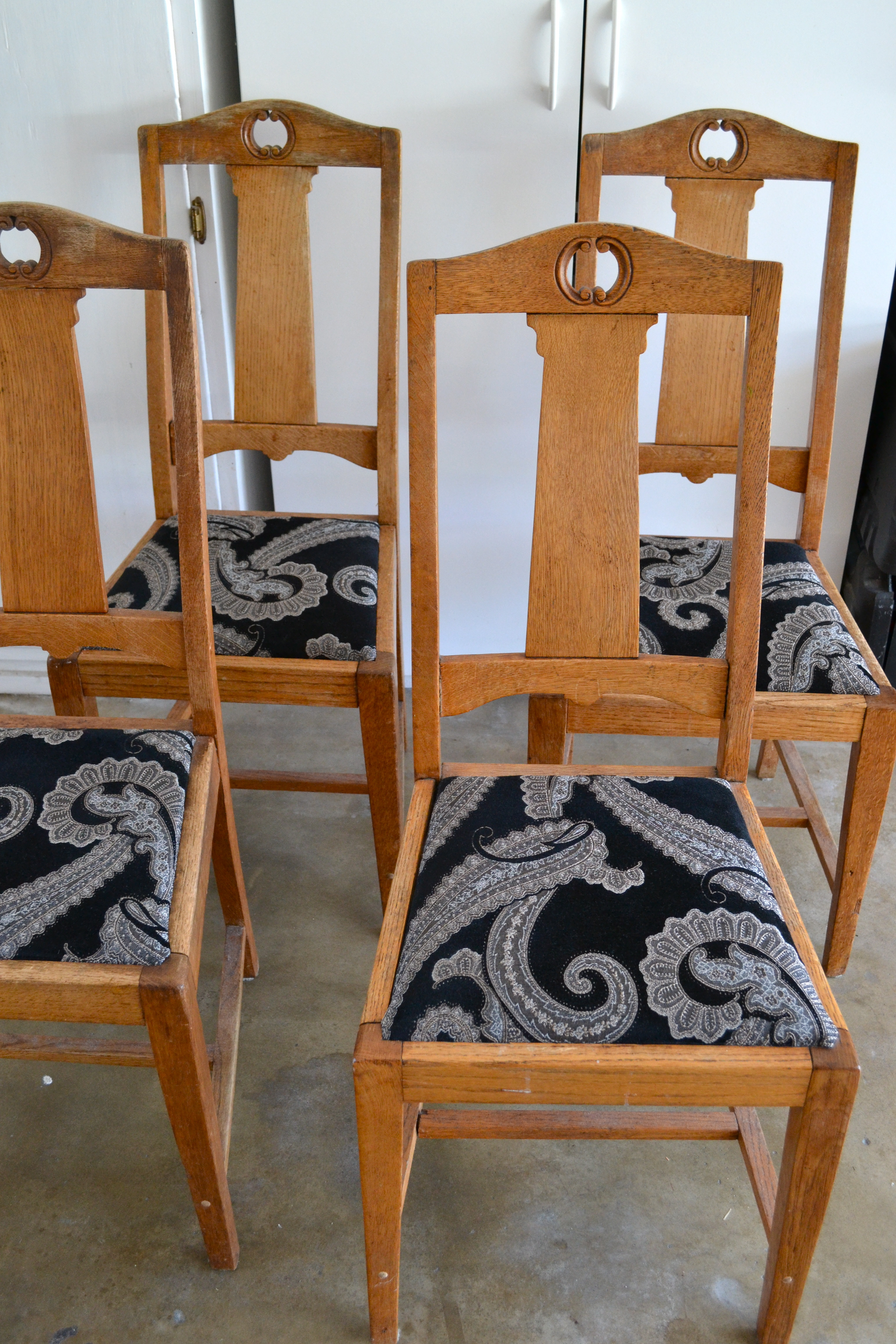 Best ideas about DIY Dining Chair
. Save or Pin DIY Reupholstered Dining Chairs Little Bits of Now.