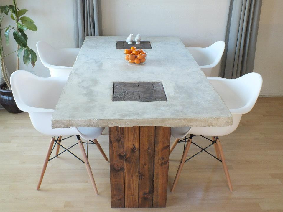 Best ideas about DIY Dining Table
. Save or Pin Designer Eco ECO DIY FEATURE CONCRETE TABLE Now.