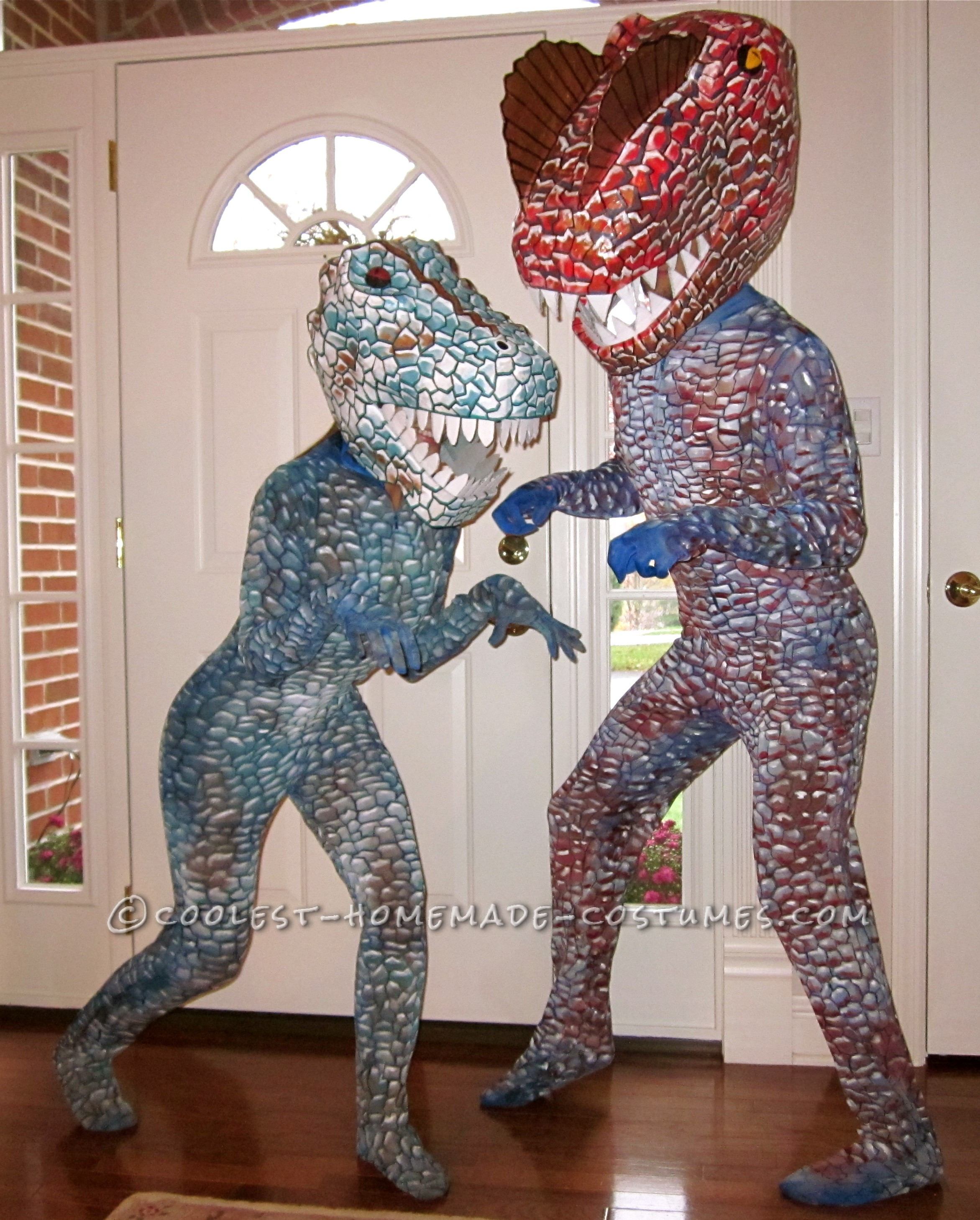Best ideas about DIY Dinosaur Costume For Adults
. Save or Pin Super Cool Homemade Dinosaur Couple Costume Now.
