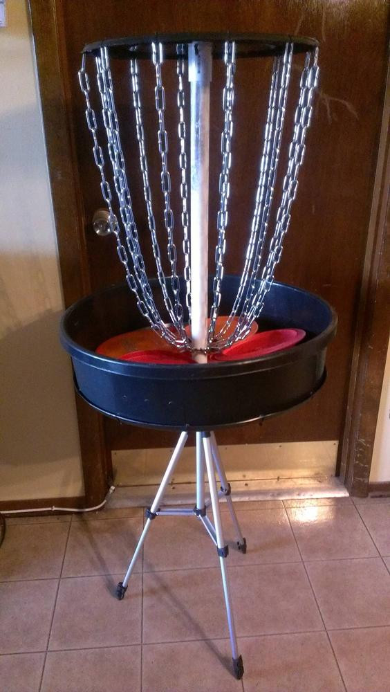 Best ideas about DIY Disc Golf Basket
. Save or Pin First attempt at a portable disc golf basket Breaks down Now.