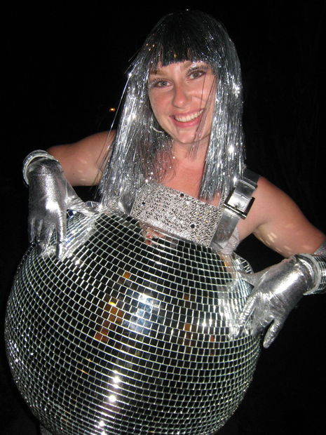 Best ideas about DIY Disco Ball Costume
. Save or Pin Mirrored Disco Ball Halloween Costume Now.