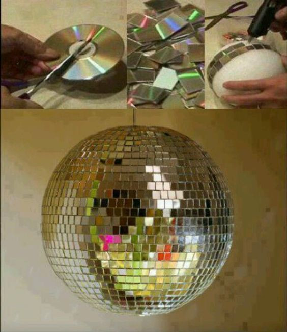 Best ideas about DIY Disco Ball
. Save or Pin Vases for centerpieces Styrofoam ball and Make your on Now.