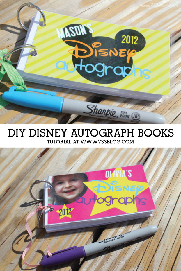 Best ideas about DIY Disney Autograph Book
. Save or Pin DIY Autograph Books Inspiration Made Simple Now.