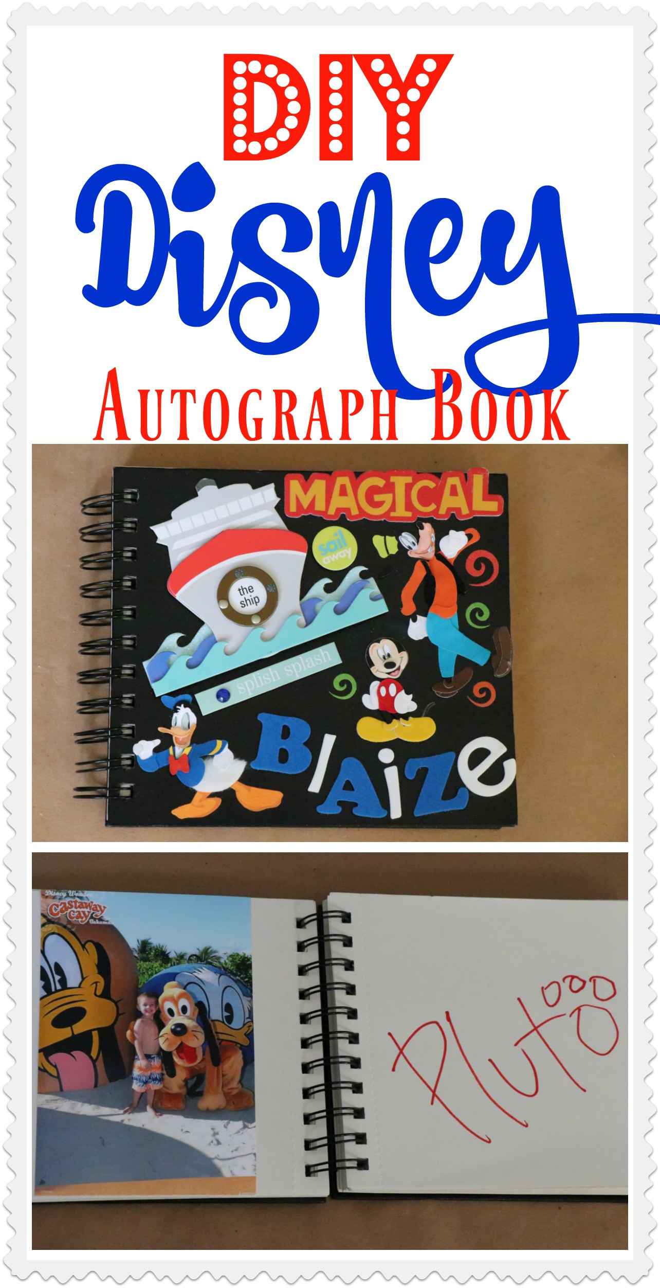 Best ideas about DIY Disney Autograph Book
. Save or Pin DIY Disney Autograph Book Re Fabbed Now.