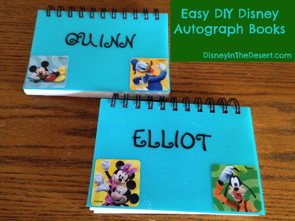 Best ideas about DIY Disney Autograph Book
. Save or Pin Easy DIY Disney Autograph Books Now.