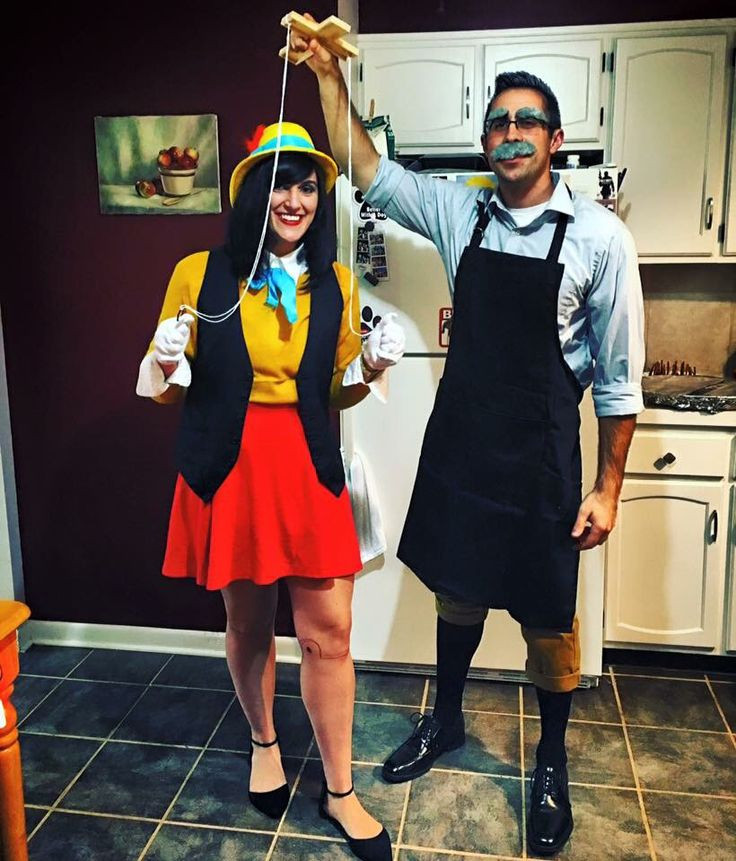Best ideas about DIY Disney Couple Costumes
. Save or Pin DIY couples costume Pinocchio & Geppetto Disney couple Now.