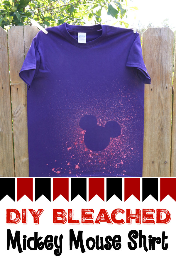 Best ideas about DIY Disney Shirts
. Save or Pin DIY Bleached Mickey Mouse Shirt Now.