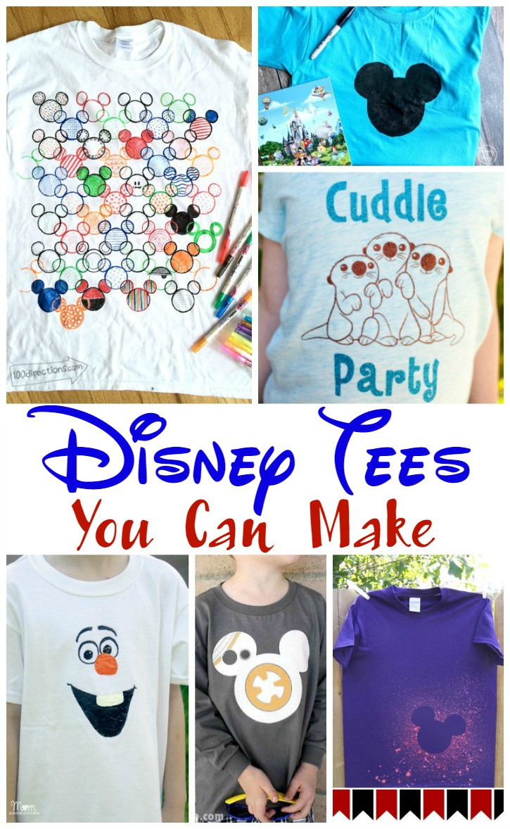 Best ideas about DIY Disney Shirts
. Save or Pin DIY Disney Tees You Can Make For The Family Simply Darr Now.