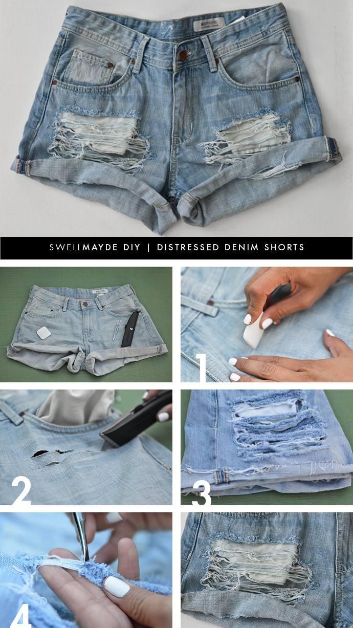 Best ideas about DIY Distressed Jeans
. Save or Pin DIY Distressed Denim Shorts Now.
