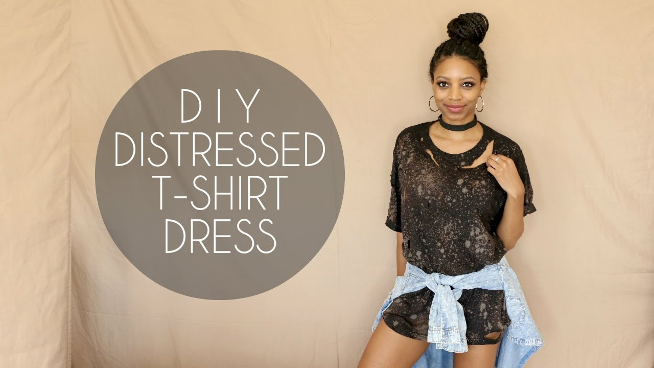 Best ideas about DIY Distressed T Shirt
. Save or Pin DIY DISTRESSED T SHIRT DRESS Now.