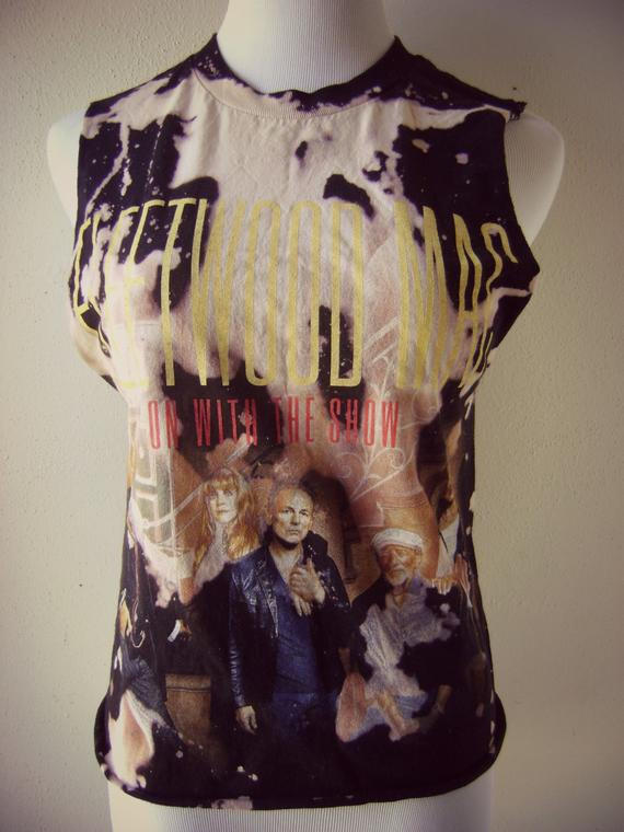 Best ideas about DIY Distressed T Shirt
. Save or Pin worn in FLEETWOOD MAC cut off t shirt diy distressed concert Now.