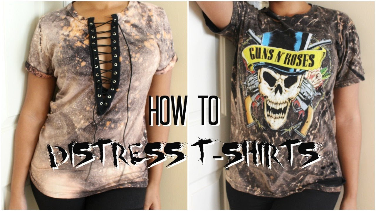 Best ideas about DIY Distressed T Shirt
. Save or Pin HOW TO DISTRESS T SHIRTS Now.