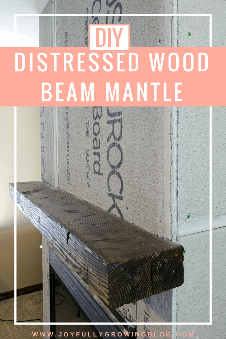 Best ideas about DIY Distressed Wood
. Save or Pin How to Create a DIY Distressed Wood Beam Mantle Joyfully Now.