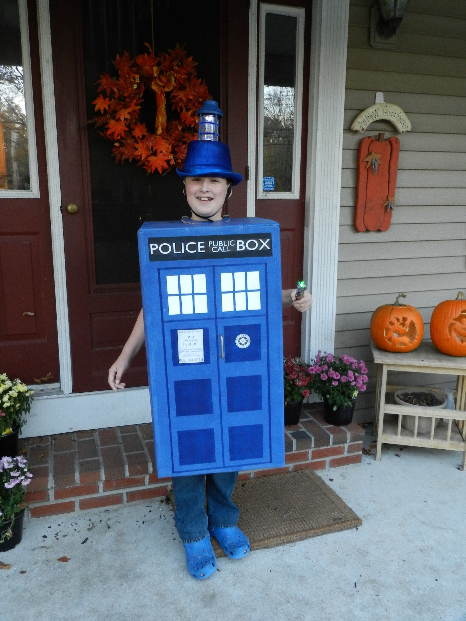 Best ideas about DIY Doctor Costume
. Save or Pin DIY Tardis Costume Now.