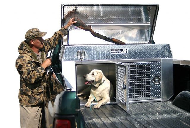 Best ideas about DIY Dog Box For Truck
. Save or Pin Highway products truck bed crate and gun case Now.