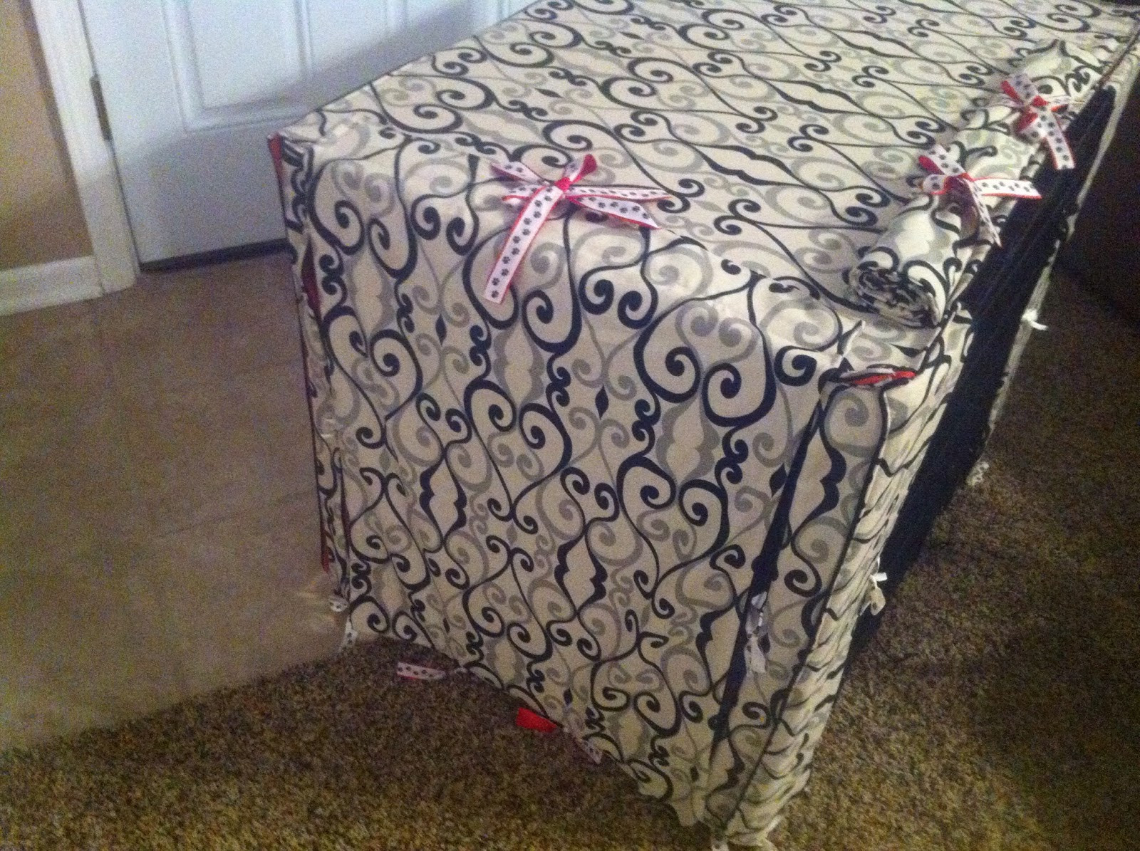 Best ideas about DIY Dog Crate Cover
. Save or Pin Keepin Crafty DIY Dog Crate Cover Now.