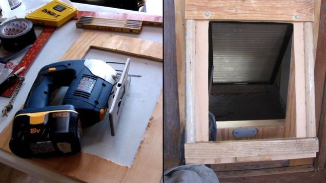 Best ideas about DIY Dog Door
. Save or Pin This DIY Dual Flap Dog Door Keeps The Weather Out Now.