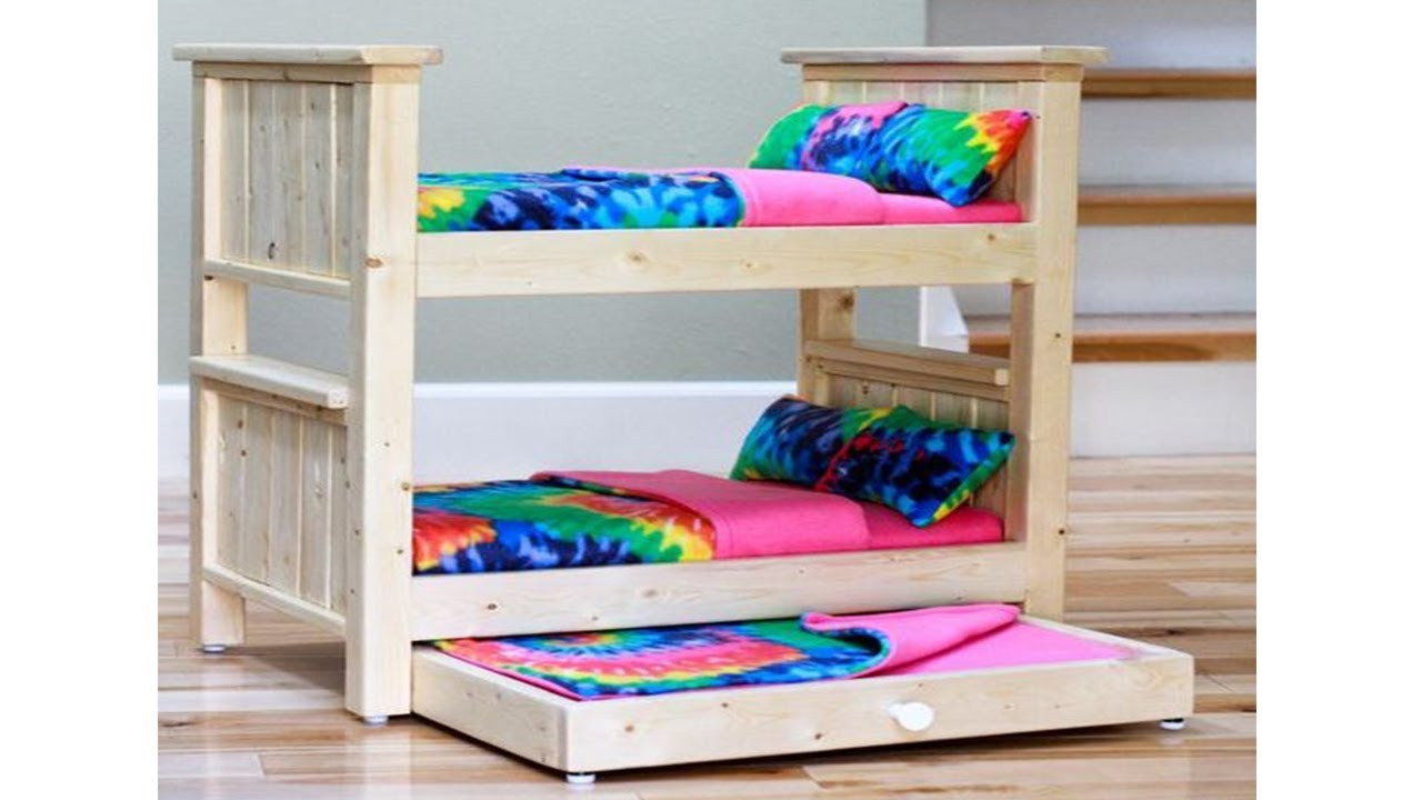 Best ideas about DIY Doll Bed
. Save or Pin How to Make a Doll Bunk Bed from icecream sticks DIY Now.