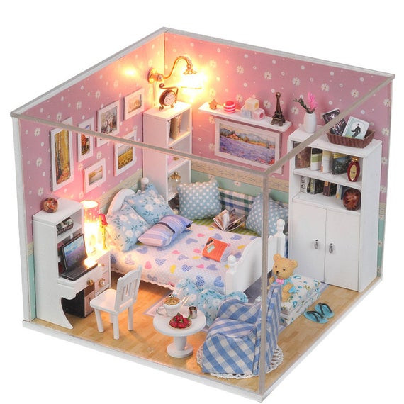 Best ideas about DIY Doll House Kits
. Save or Pin Items similar to DIY Dollhouse Miniature Handcraft Kit Now.