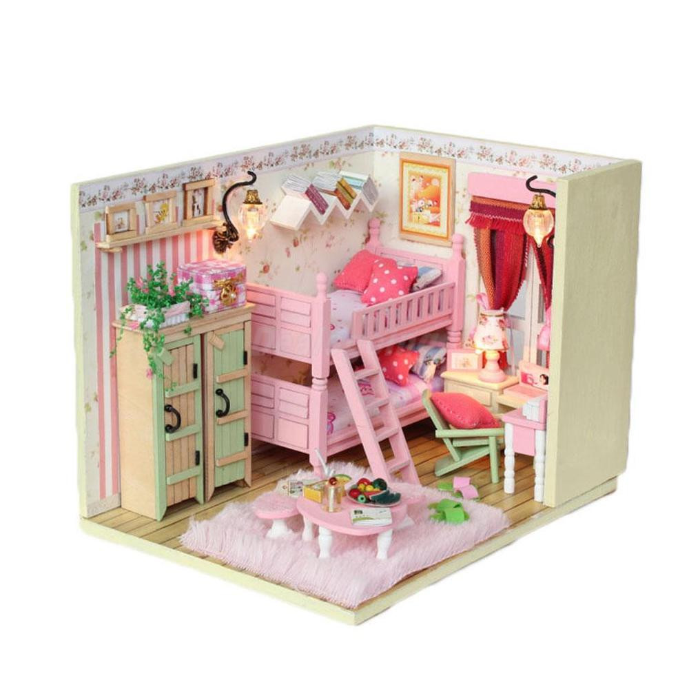 Best ideas about DIY Doll House Kits
. Save or Pin DIY Doll House Girl s Bedroom Dollhouse Miniatures Now.