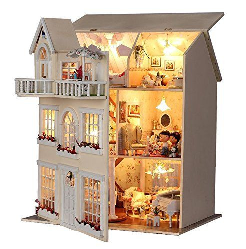 Best ideas about DIY Doll House Kits
. Save or Pin Rylai Handmade Wooden Dollhouse Miniature DIY Kit Now.