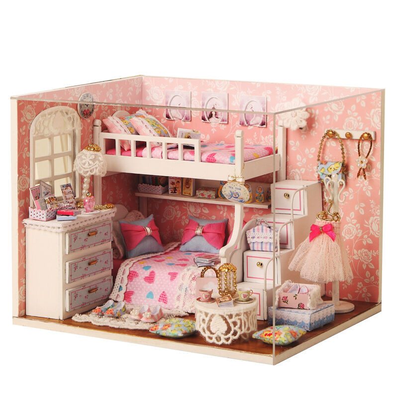 Best ideas about DIY Doll House Kits
. Save or Pin Kits DIY Wood Dollhouse miniature with Furniture Doll Now.