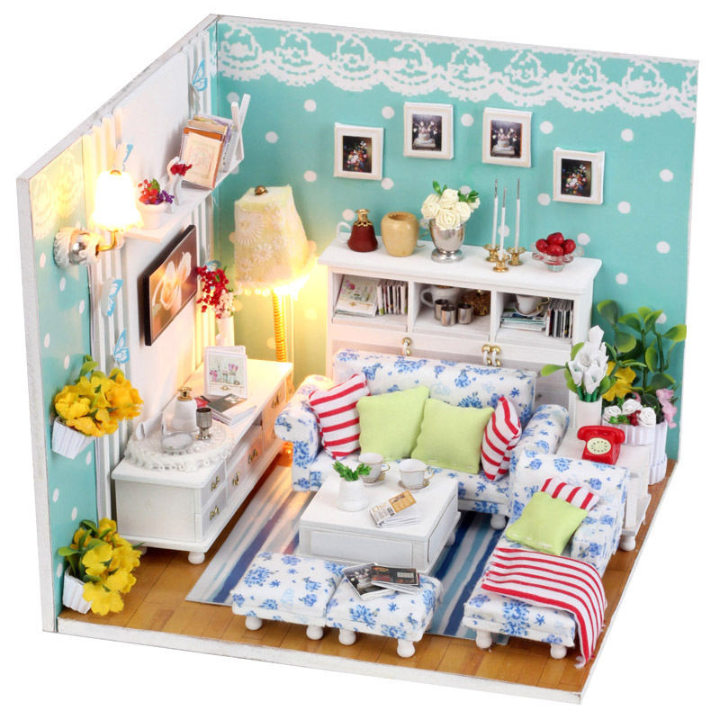 Best ideas about DIY Doll House Kits
. Save or Pin Kits DIY Wood Dollhouse miniature with Furniture Dolls Now.