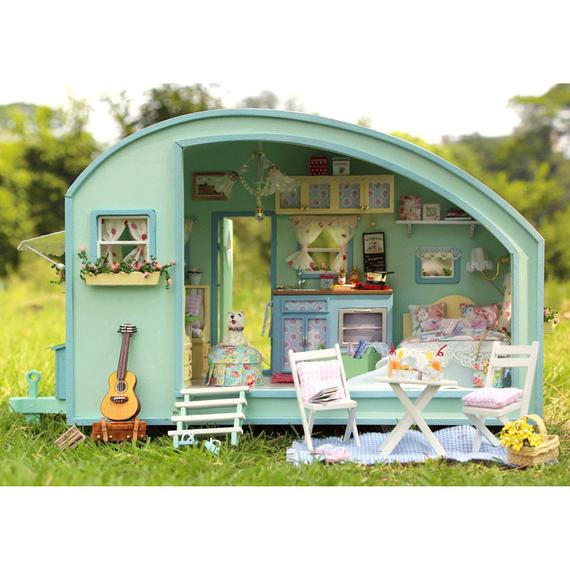 Best ideas about DIY Doll House Kits
. Save or Pin DIY Dollhouse Miniature Traveller Time Dollhouse Kit Handcraft Now.