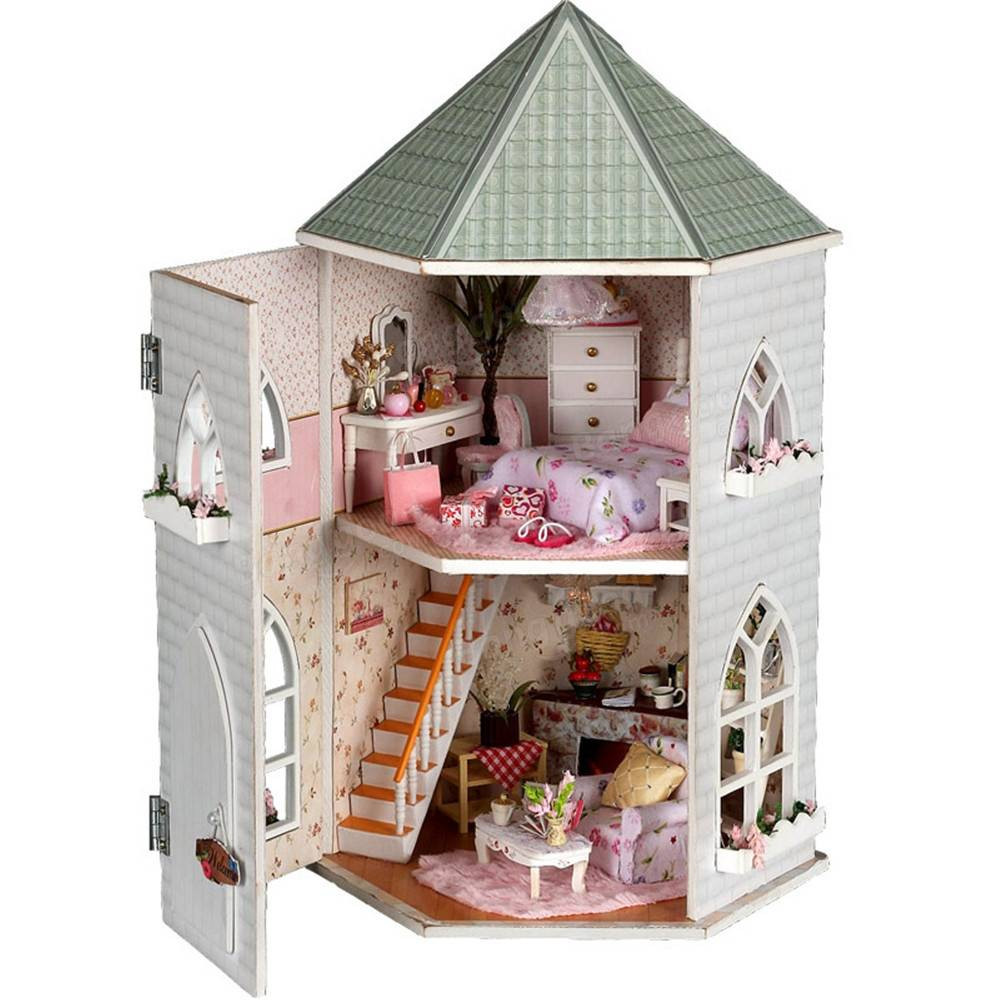 Best ideas about DIY Doll House Kits
. Save or Pin Hoomeda Kits Love Castle DIY Wood Dollhouse Now.