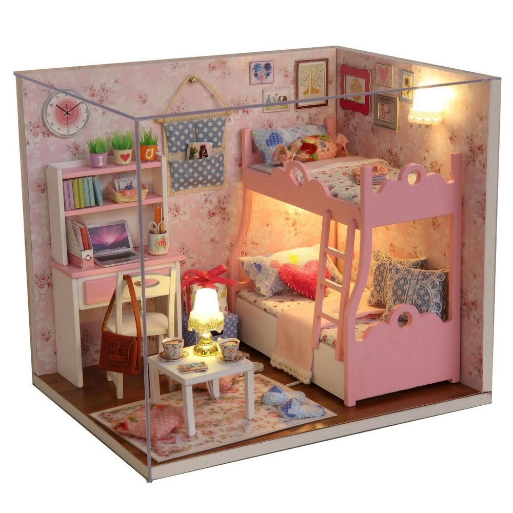 Best ideas about DIY Doll House Kits
. Save or Pin Kits DIY Wood Dollhouse miniature Furniture Dolls House Now.