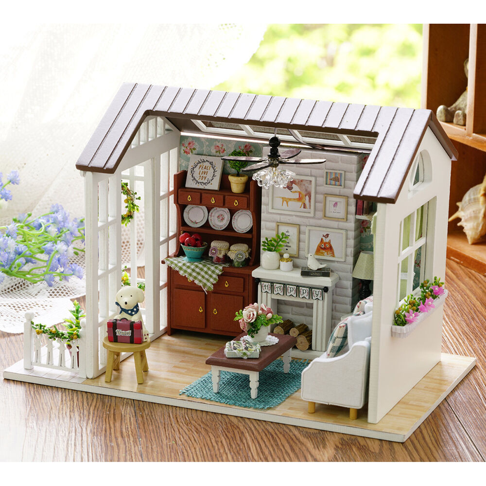 Best ideas about DIY Doll Houses
. Save or Pin Mini Wooden Dollhouse Happy Times DIY Doll House LED Music Now.