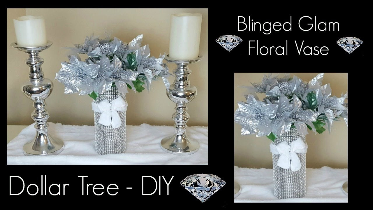 Best ideas about DIY Dollar Tree Decor
. Save or Pin DIY DOLLAR TREE CHRISTMAS BLING VASE GLAM HOME DECOR Now.