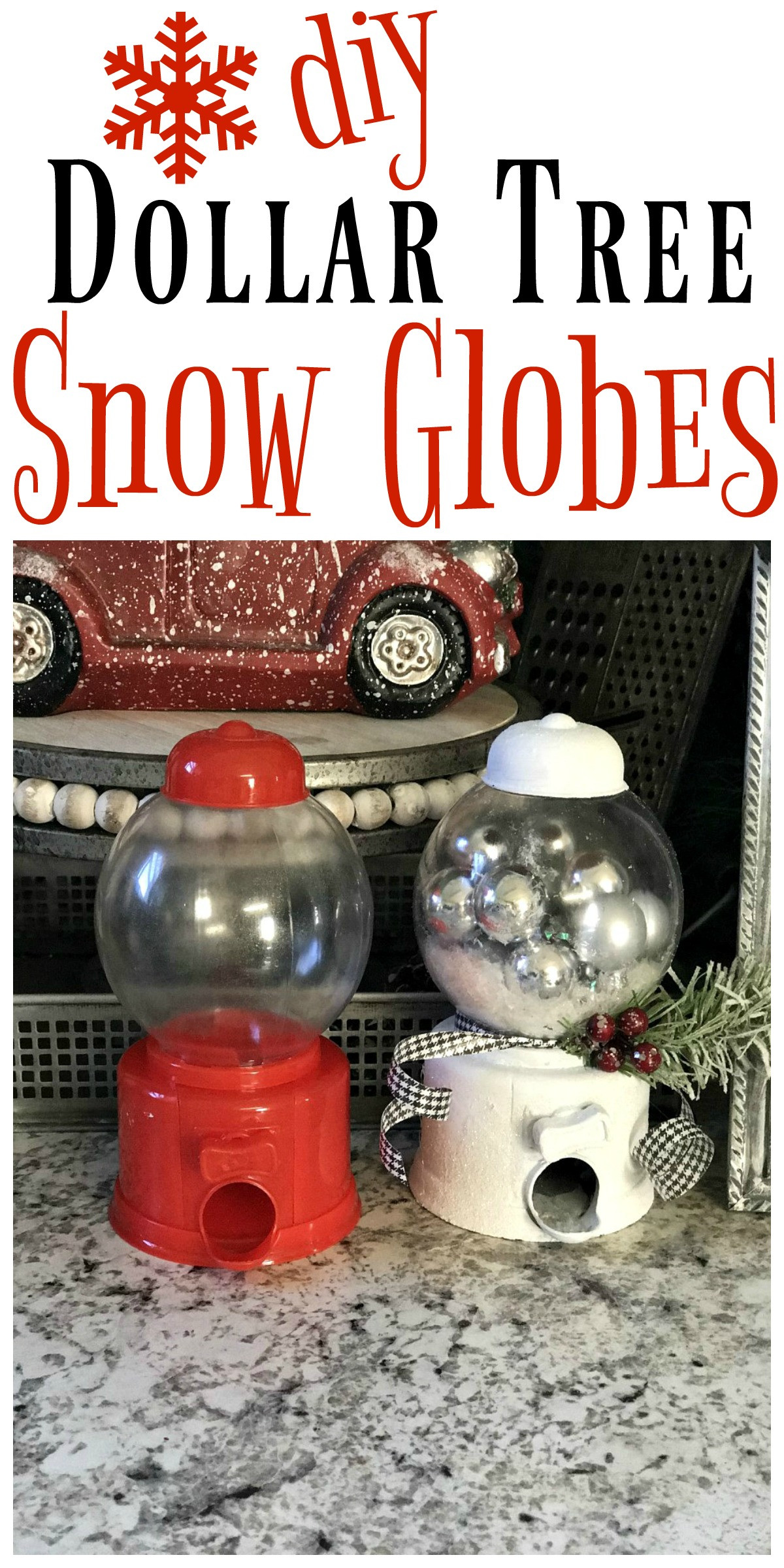Best ideas about DIY Dollar Tree
. Save or Pin DIY Dollar Tree Snow Globe Re Fabbed Now.