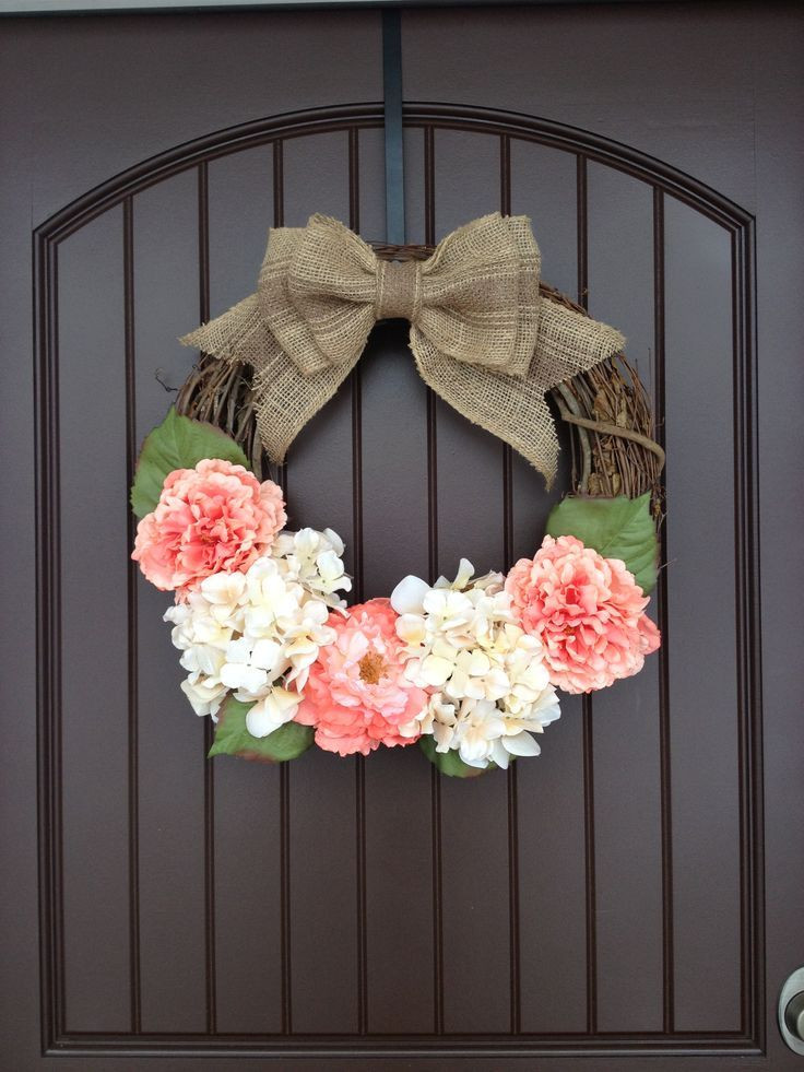Best ideas about DIY Door Wreaths
. Save or Pin Spring door wreath DIY Door Wreath So easy to make ly Now.