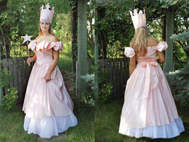 Best ideas about DIY Dorothy Costume No Sew
. Save or Pin How to Style a No Sew Glinda the Good Witch Costume Now.