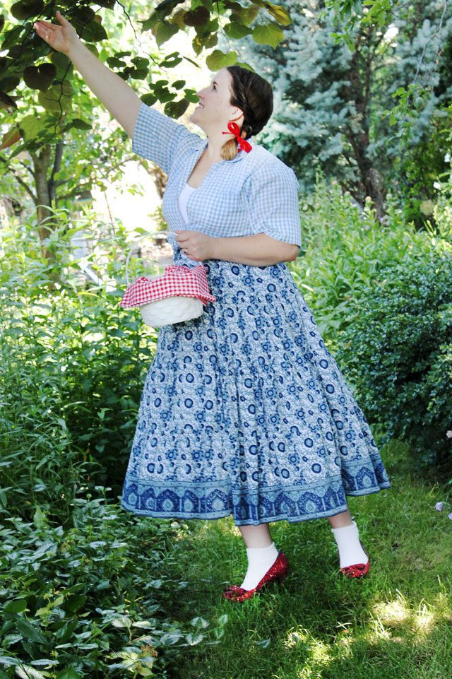 Best ideas about DIY Dorothy Costume No Sew
. Save or Pin DIY No Sew Dorothy Inspired Costume Now.