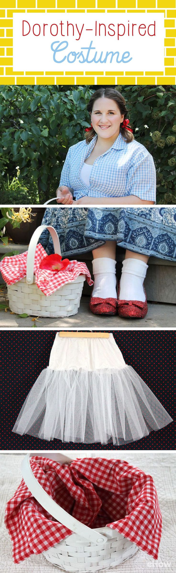 Best ideas about DIY Dorothy Costume No Sew
. Save or Pin DIY No Sew Dorothy Inspired Costume Now.