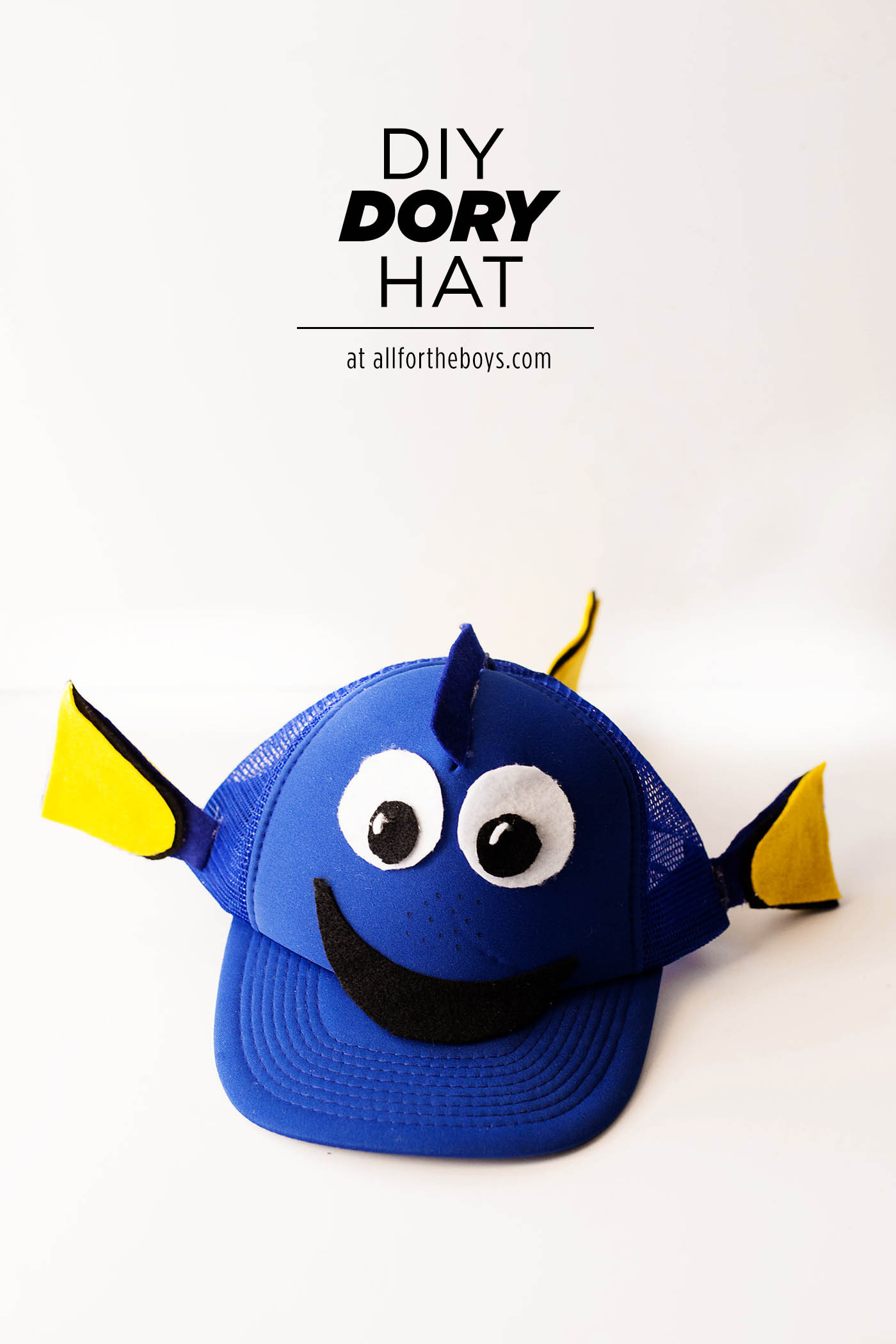 Best ideas about DIY Dory Costume
. Save or Pin DIY Finding Dory Hat — All for the Boys Now.