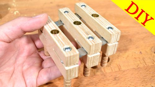 Best ideas about DIY Dowel Jig
. Save or Pin DIY Self–Centering Doweling Jig by CrazyRussianWoodShop Now.