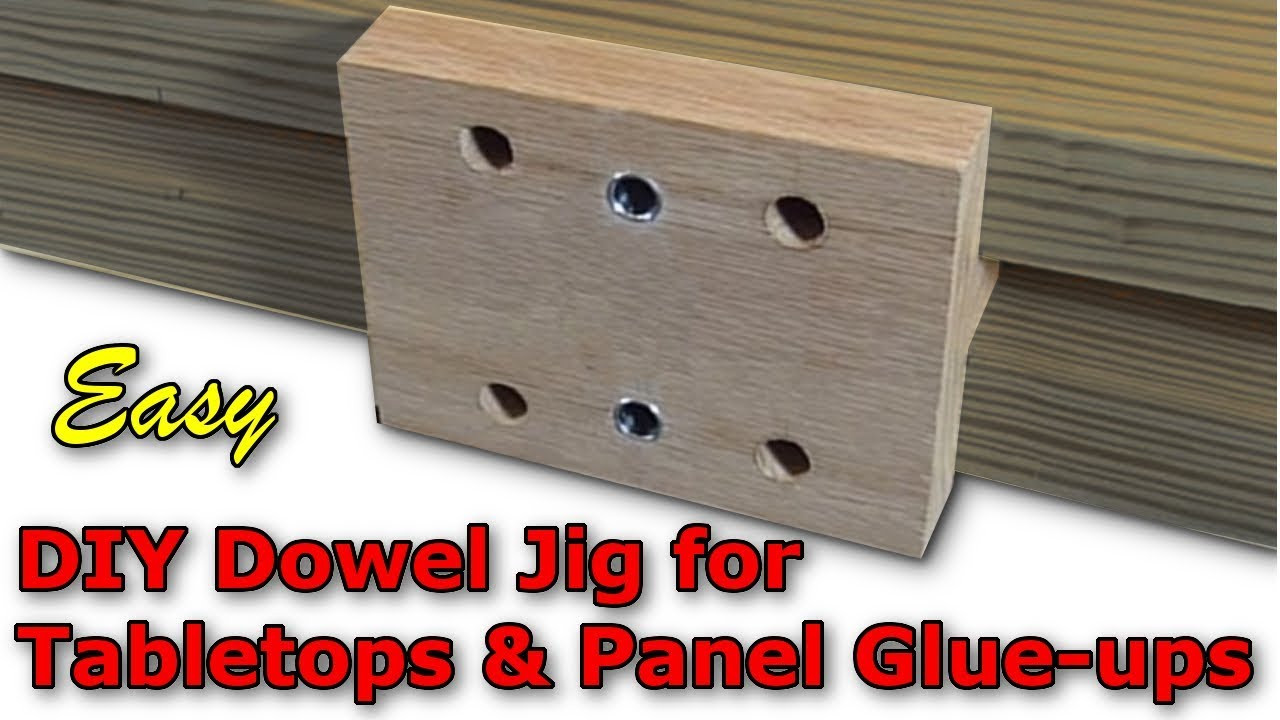 Best ideas about DIY Dowel Jig
. Save or Pin Easy DIY Dowel Jig for Tabletops & Panel Glue ups Now.