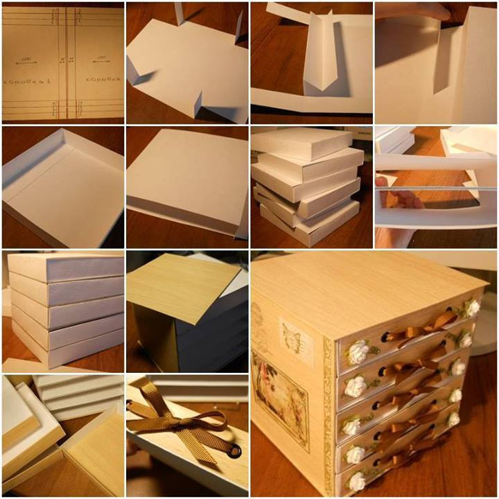 Best ideas about DIY Drawer Organizer Cardboard
. Save or Pin DIY 5 Drawer Cardboard Organizer Now.
