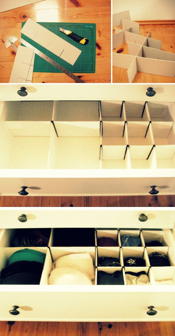 Best ideas about DIY Drawer Organizer Cardboard
. Save or Pin How To Make Homemade Drawer Organizers Now.