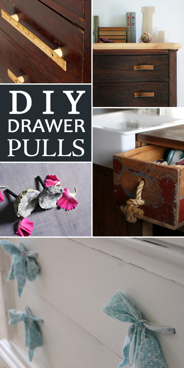 Best ideas about DIY Drawer Pulls
. Save or Pin 14 Creative DIY Drawer Pulls You Can Make Yourself Now.