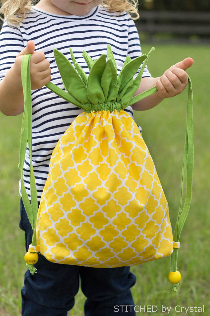 Best ideas about DIY Drawstring Bag
. Save or Pin Pineapple Drawstring Backpack Now.