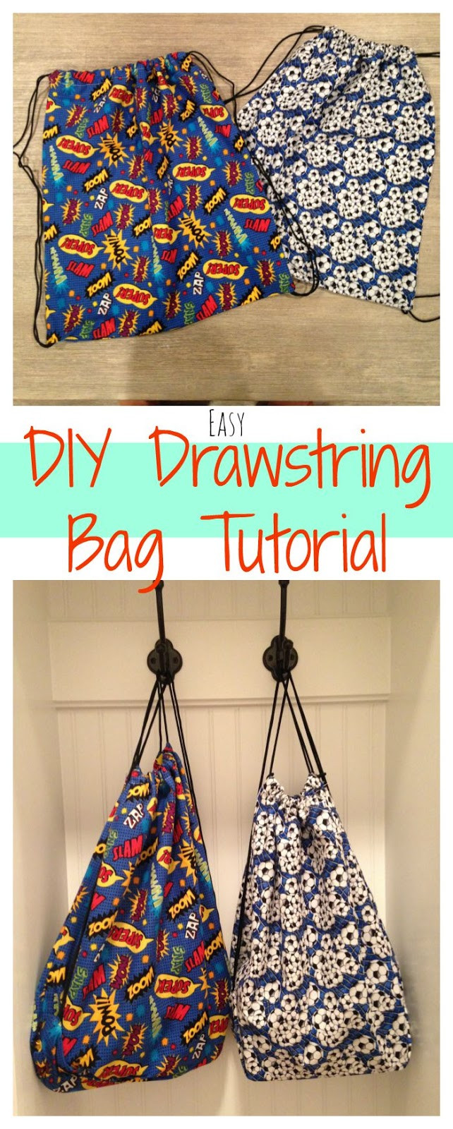 Best ideas about DIY Drawstring Bag
. Save or Pin DIY Drawstring Sports Bag The Chirping Moms Now.