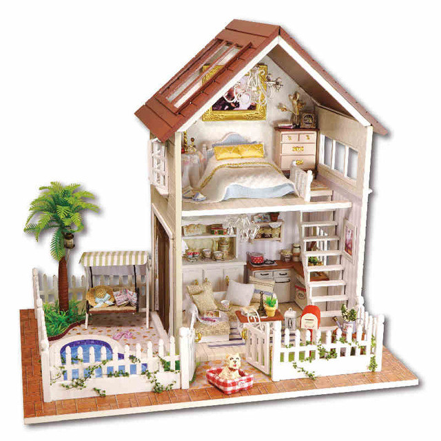 Best ideas about DIY Dream Home
. Save or Pin Assemble Miniature Dollhouse DIY Doll House Handmade Toy Now.