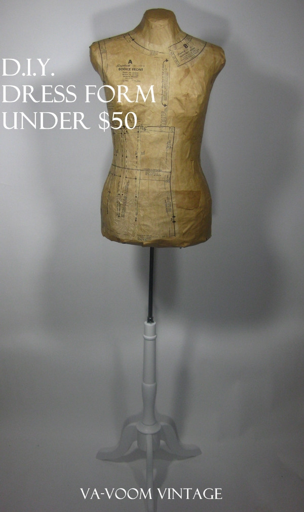 Best ideas about DIY Dress Form
. Save or Pin DIY Dress Form Under $50 Va Voom Vintage Now.