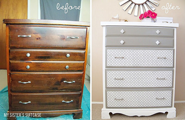 Best ideas about DIY Dresser Makeover
. Save or Pin 10 Inspiring Furniture Makeovers Now.