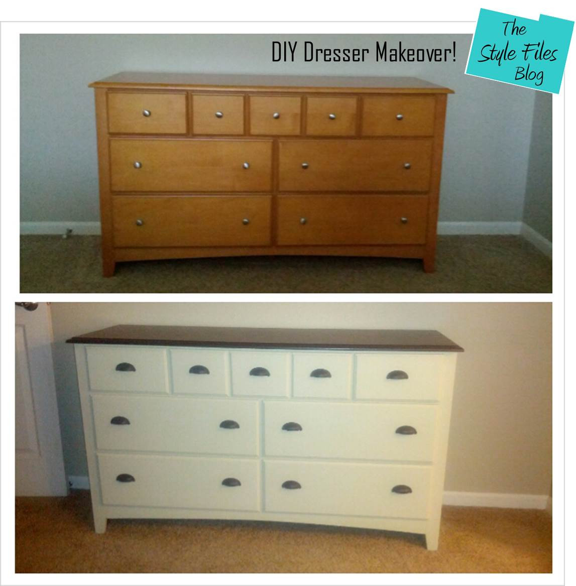 Best ideas about DIY Dresser Makeover
. Save or Pin DIY Dresser Makeover The Style Files Now.