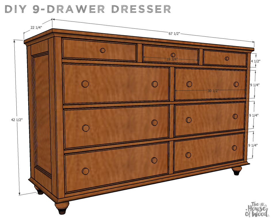 Best ideas about DIY Dressers Plans
. Save or Pin 9 Drawer Dresser Plans Now.